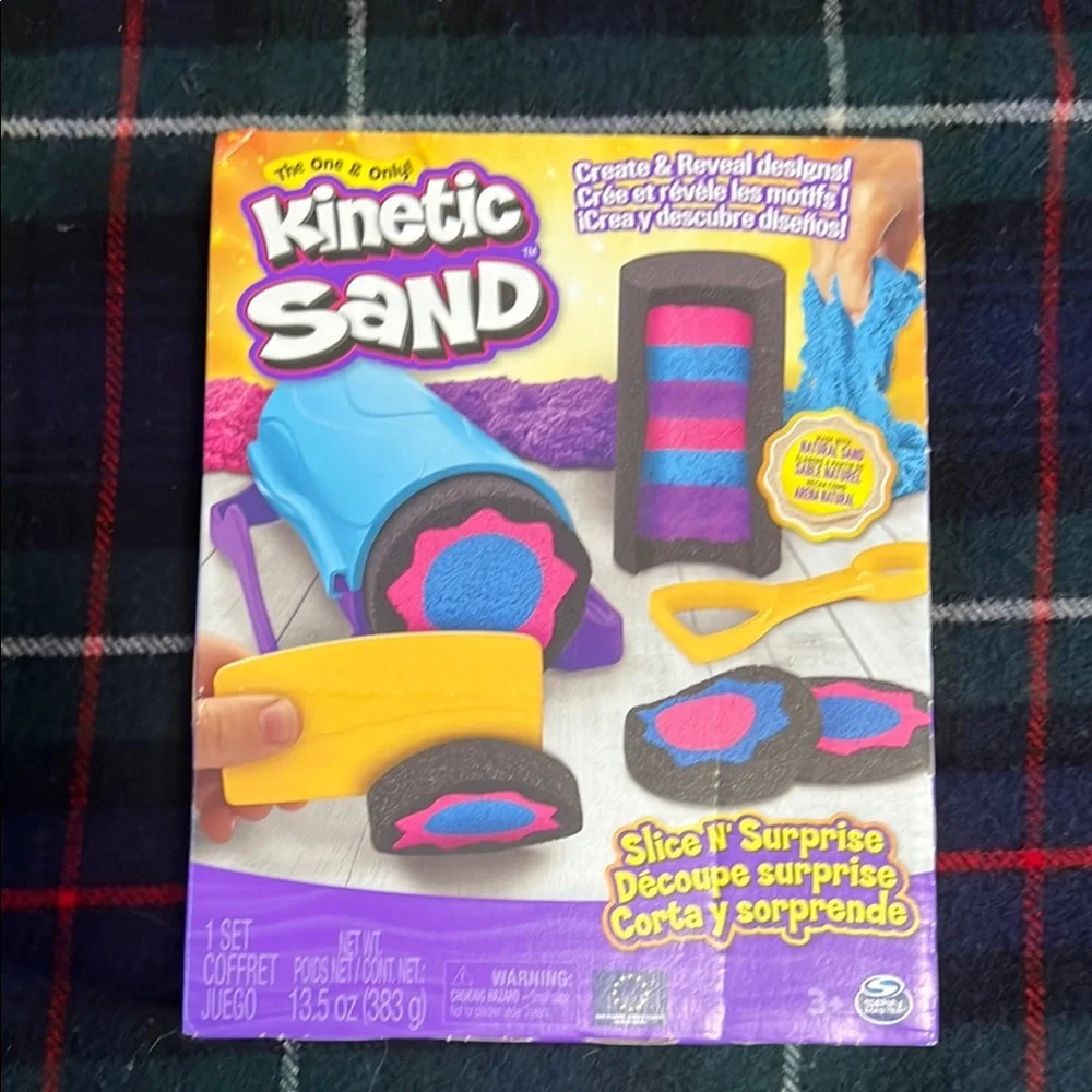 Slice N' Surprise Kinetic Sand Set - Multicolor-NIB